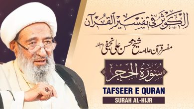 تفسیر سورہ الحجر | آیت اللہ شیخ محسن علی نجفی قدس سره