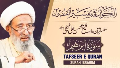 تفسیر سورہ ابراھیم | آیت اللہ شیخ محسن علی نجفی قدس سره